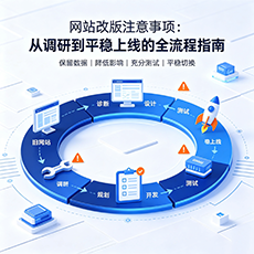 开封建站-网站改版注意事项：从调研到平稳上线的全流程指南