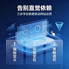 开封建站-告别直觉依赖：三步学会数据驱动网站运营